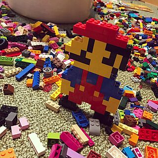 リビング/こどもと暮らす。/マリオ/LEGOのインテリア実例 - 2017-05-06 10:50:38