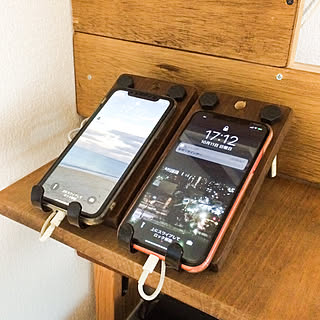 Diy スマホスタンド木製のインテリア 手作りの実例 Roomclip ルームクリップ