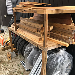 タイヤラックのインテリア実例 Roomclip ルームクリップ