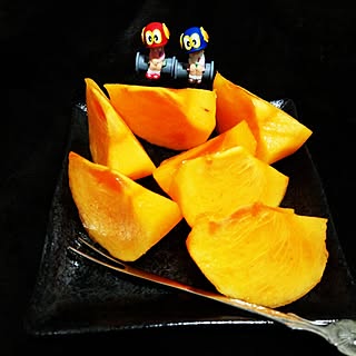 おねぃさま/クリスマスプレゼントだそうです(早過ぎ)/柿の下がホットマット(分かりにくい)/無印のホットマット/ちょっこりーずパーマン...などのインテリア実例 - 2014-10-17 23:48:39