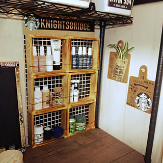 机/ダイソー/すのこ/廃材/DIY...などのインテリア実例 - 2018-04-17 09:00:06