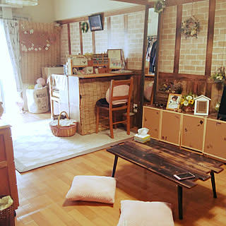部屋全体/団地住まい/プチプラ/築40年の団地/四畳半元和室...などのインテリア実例 - 2017-09-26 20:51:42