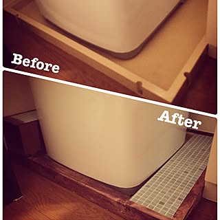 バス/トイレ/セリア/100均/ディアウォール/洗濯機周り...などの ...