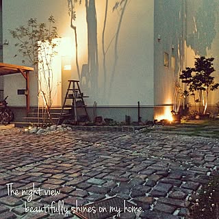 玄関/入り口/外構承ります/夜景/RC愛知/塩系インテリアの会...などのインテリア実例 - 2015-06-02 20:32:22