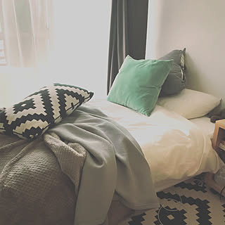 ベッド周り/無印良品/寝具/IKEA/一人暮らし...などのインテリア実例 - 2018-05-12 14:50:51