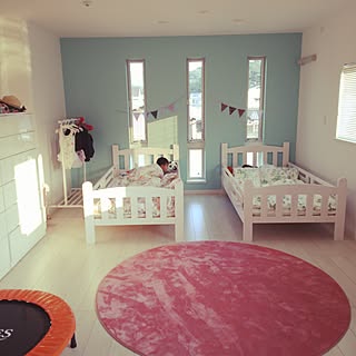 子供部屋 白い床のインテリア実例 Roomclip ルームクリップ