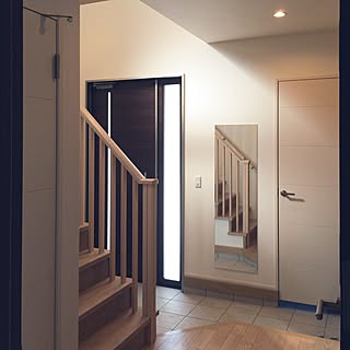 玄関/入り口/カメラマークが出たので/私事ですが…/新築/シンプルナチュラル/北欧のインテリア実例 - 2015-05-02 15:23:20