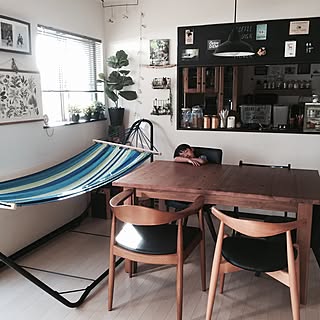 ハンモック/北欧/ナチュラル/IKEA/セリア...などのインテリア実例 - 2015-08-24 17:26:11