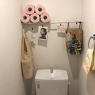一人暮らし トイレットペーパーの収納のインテリア レイアウト実例 Roomclip ルームクリップ