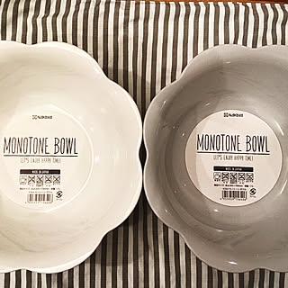 キッチン/らーめんボウル♥/サラダボウル/ボウル皿/モノトーン...などのインテリア実例 - 2019-02-09 16:24:42