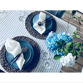 キッチン/マンション/中古マンション/夫婦二人暮らし/IKEA テーブルクロス...などのインテリア実例 - 2018-06-27 13:16:11