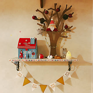 棚/クリスマス/今年で築20年の小さなおうち♡/RCの出会いに感謝♡/家族の幸せが私にとっての幸せ♡...などのインテリア実例 - 2018-12-08 20:56:24