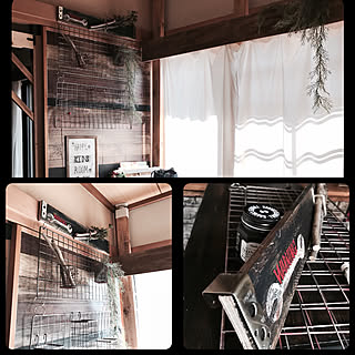 壁/天井/男前とナチュラルMIX/男前でも可愛く/Insta→SOYURU-MAMA/ナチュラルドライ...などのインテリア実例 - 2017-10-27 17:51:40