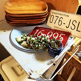 キッチン/natural kitchen/アカシアの食器/コーナン/ナンバープレート...などのインテリア実例 - 2015-07-19 19:31:38