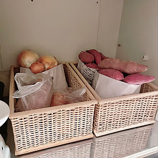 無印良品 野菜ストッカーのインテリア実例 Roomclip ルームクリップ