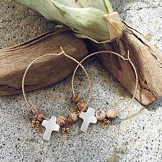 机/クロス/Pierce/ピアス/instagram☞@mnkaori...などのインテリア実例 - 2017-06-08 20:58:55