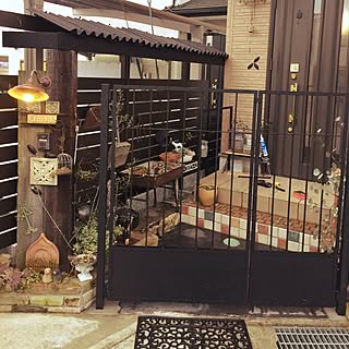 Diy 門扉のインテリア 手作りの実例 Roomclip ルームクリップ