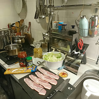 キッチン/まったり/おいしいものつくってまーす!/今日のおきょうさん/家呑みいいよね!のインテリア実例 - 2018-04-21 20:20:08