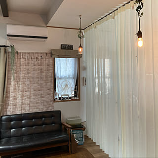 フリーカット間仕切りカーテンのインテリア実例 Roomclip ルームクリップ