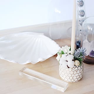 机/フラワーアレンジメント/ガラスドーム/コンランショップ/Aoyama Flower Market...などのインテリア実例 - 2016-12-08 10:00:18