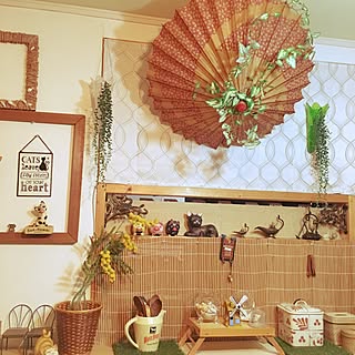 棚/お金がかかっていない(笑)/あるもので……/捨てられない物❤️/DAISO古えシリーズ...などのインテリア実例 - 2016-09-12 05:22:58