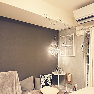 リビング/フェアリーライト/DIY/セリア/夜のリラックスタイム...などのインテリア実例 - 2020-02-24 21:51:03