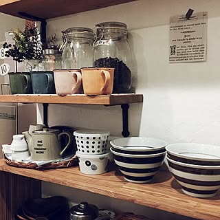 棚/キッチン&テーブルウェア/フェイク仲間☆/陶器市/natural69...などのインテリア実例 - 2015-02-01 20:19:27