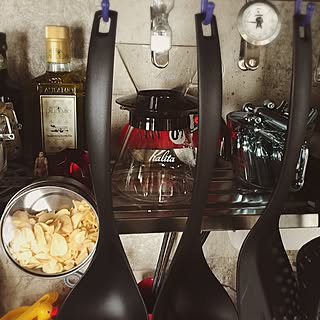 キッチン/kalita/ガジェット好き/一人暮らし/押し逃げごめんなさい...などのインテリア実例 - 2017-07-10 18:50:35