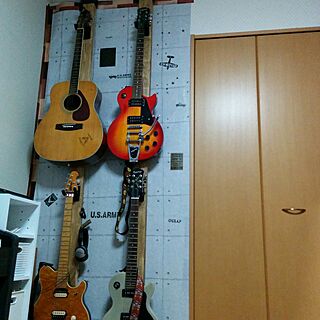 ギター収納のインテリア実例 Roomclip ルームクリップ
