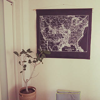 リビング/ジャーナルスタンダードファニチャー/タペストリー/白が好き♡/壁を飾るのインテリア実例 - 2020-01-20 11:57:29