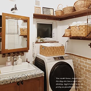 ウッドワンの洗面台のインテリア実例 Roomclip ルームクリップ