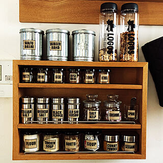 キッチン/ハーブ/スパイス/調味料ラック/調味料棚...などのインテリア実例 - 2018-07-21 18:48:26