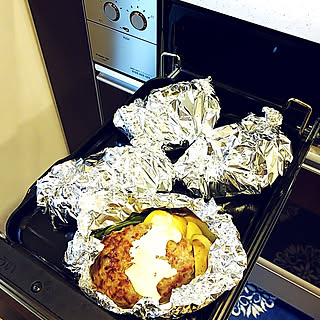 キッチン/キッチンの工夫/グリル料理/グリル掃除/ていねいな暮らしに憧れて...などのインテリア実例 - 2020-08-17 18:48:05
