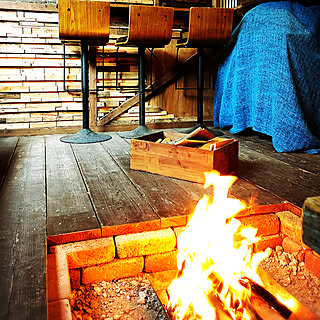 Diy 囲炉裏のインテリア 手作りの実例 Roomclip ルームクリップ