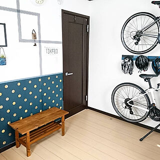 自転車 壁紙のインテリア実例 Roomclip ルームクリップ