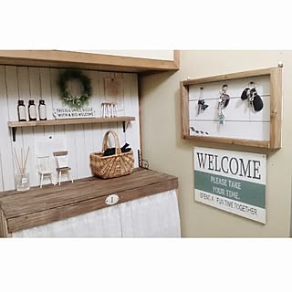 キーフックdiyのインテリア 手作りの実例 Roomclip ルームクリップ