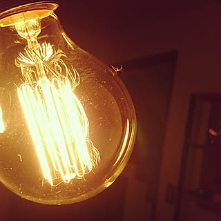 洗面所 エジソン電球のインテリア実例 Roomclip ルームクリップ