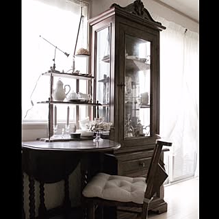 机/アンティーク家具/チャーチチェア/キュリオケース/ゲートレッグテーブル...などのインテリア実例 - 2017-02-12 08:15:31
