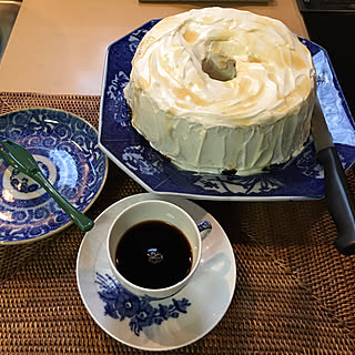 キッチン/3時のおやつ/ヨーグルトケーキ/ヨーグルト/シフォンケーキ...などのインテリア実例 - 2017-08-17 21:25:47