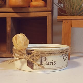 棚/白が好き♡/麻紐/リメイク缶/ドライフラワー...などのインテリア実例 - 2013-11-17 16:51:25