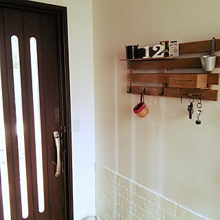 発泡スチロールレンガ風壁のインテリア実例 ｜ RoomClip（ルームクリップ）