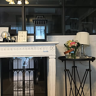 花のある暮らし/〇〇のある暮らし/室内窓/グレーの壁/フレンチミックス...などのインテリア実例 - 2020-01-23 16:57:09