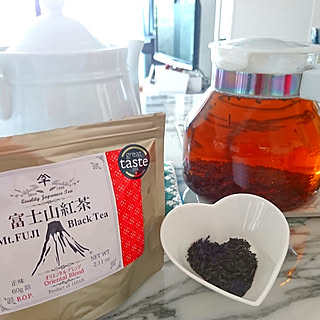 キッチン/和紅茶/SAのお土産/墓参帰りの買い物/水色...などのインテリア実例 - 2018-08-14 08:26:48