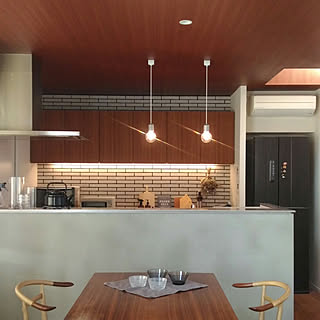 キッチン/モルタル/名古屋モザイクタイル/ペンダントライト/トップライト...などのインテリア実例 - 2018-04-20 10:56:10