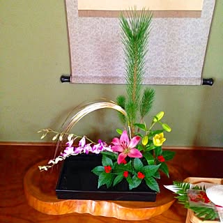お正月 生け花のインテリア実例 Roomclip ルームクリップ