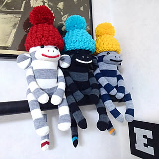 靴下 ソックモンキーのインテリア実例 Roomclip ルームクリップ