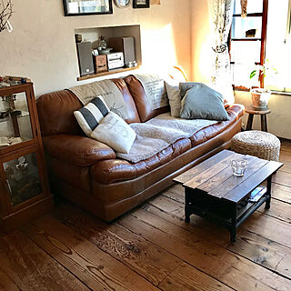 茶色のソファーのインテリア実例 Roomclip ルームクリップ