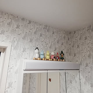 ムーミンのクロスのインテリア実例 Roomclip ルームクリップ