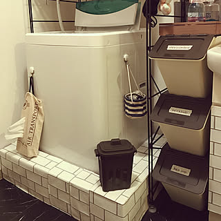 バス/トイレ/洗濯機まわり/賃貸でも諦めない!/賃貸でも楽しく♪/かべがみや本舗...などのインテリア実例 - 2017-09-16 20:28:54