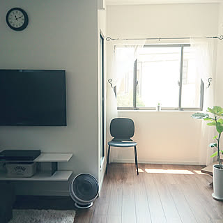 部屋全体/ブラウンチェスナット/バルミューダ サーキュレーター/アイアン/森田工業 pid...などのインテリア実例 - 2018-07-15 11:31:43
